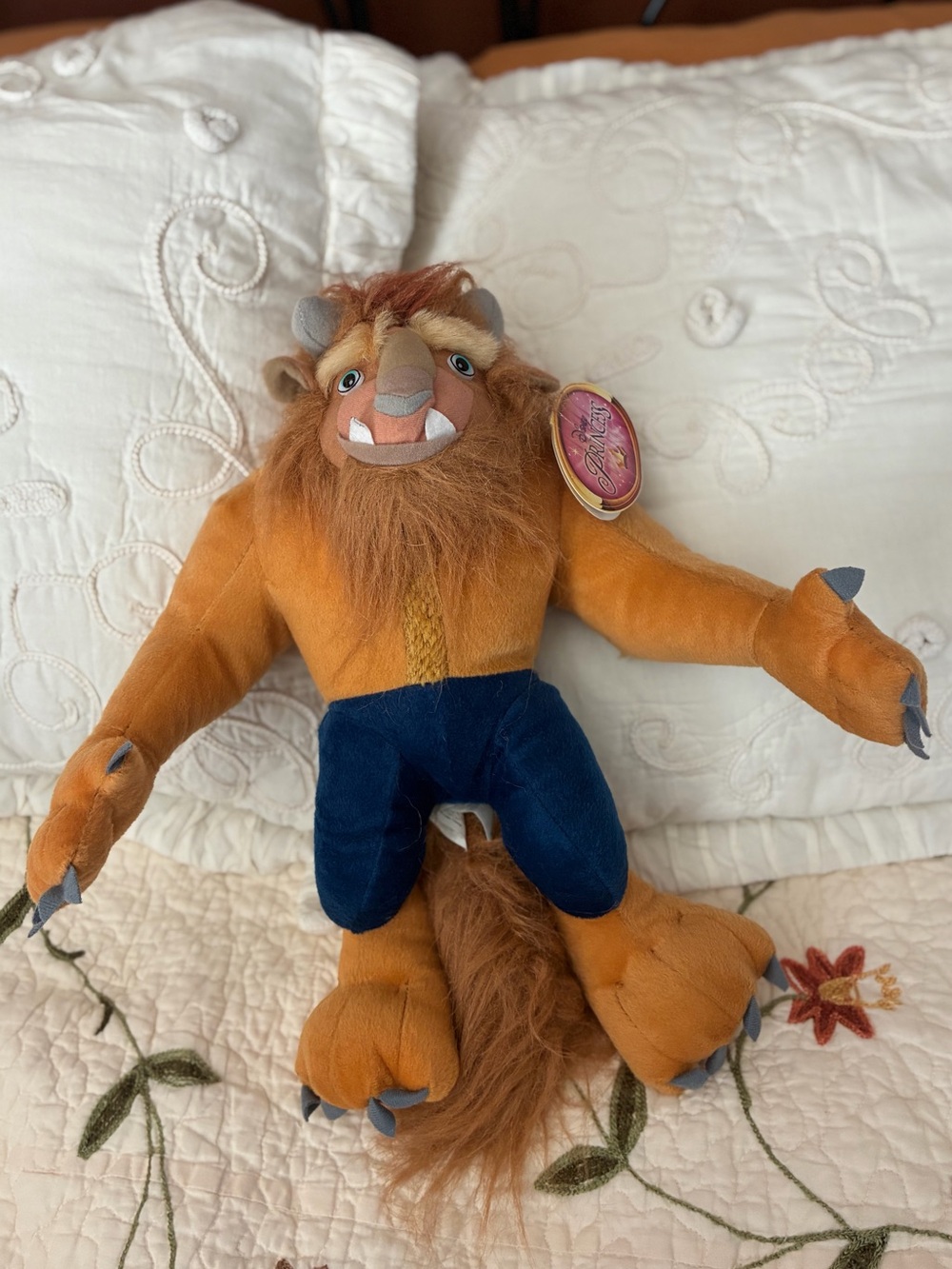 Disney Beast 15” from Beauty and The Beast Plush Disney On Ice NWT
